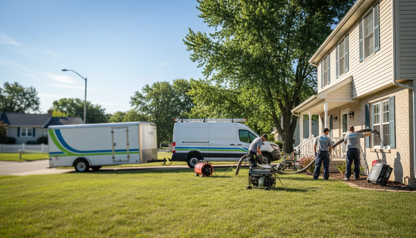 Flooded Basement Restoration And Cleanup With Repair in Vendor, AR near me